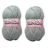 Image de 2 Pelotes layette - fils à tricoter - Acrylique - gris - Tourmaline