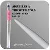Image de Aiguilles à Tricoter de 40cm en plastique n°6,5 à n°20 - Distrifil(...) -