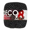 Image de Coton à crocheter DECO 8M - Distrifil(...) - Noir (NOIR ARGENTE)