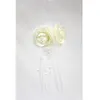 Image de suspension boule rose perles blc 44x11cm - hobi fma3017b