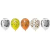 Image de 5 ballons imprimés safari 36x29cm - hobi bal242_5