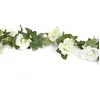 Image de guirlande roses artificielles 1.50m blanc - hobi fgu4025b