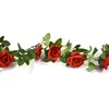Image de guirlande roses artificielles 1.50 m rouge - hobi fgu4025rou