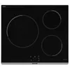 Image de Brandt BPI6364B - Table de cuisson à induction - 3 plaques de cuisson - Niche - largeur : 56 cm - profondeur : 49 cm - noir
