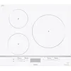Image de Sauter SPI9544W - Table de cuisson à induction - 3 plaques de cuisson - Niche - largeur : 56 cm - profondeur : 49 cm - avec garnitures en aluminium anodisé - blanc