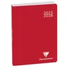 Image de Agenda scolaire journalier Clairefontaine Collection Forum Work & After Août 2026 à Juillet 2027 10 x 15 cm Rouge
