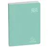Image de Agenda scolaire journalier Exacompta Collection Color Soft Harmony Septembre 2026 à Septembre 2027 12 x 17 cm Vert