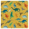 Image de Tissu coton Dashwood Jurassic sur fond jaune vendu au mètre(...) -