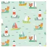 Image de Tissu coton Dashwood Summer Fun marins vendu au mètre(...) - 006 Vert