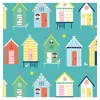 Image de Tissu coton Dashwood Summer Fun abris de plage vendu au mètre(...) - fun bleu
