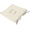Image de Enjoy Home - Galette de chaise uni effet Bachette - 40 x 40 cm - Ecru