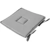 Image de Enjoy Home - Galette de chaise uni effet Bachette - 40 x 40 cm - Gris