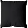 Image de Enjoy Home - Coussin uni effet Bachette déhoussable - 60 x 60 cm - Noir