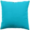 Image de Enjoy Home - Coussin uni effet Bachette déhoussable - 60 x 60 cm - Turquoise