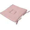 Image de Enjoy Home - Galette de chaise uni effet Bachette - 40 x 40 cm - Rose