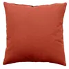 Image de Enjoy Home - Petit Coussin déhoussable Panama - 40 x 40 cm - Orange Terre Cuite - Panama