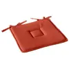 Image de Enjoy Home - Galette de chaise plate Panama - 40 cm x 40 cm - Orange terre cuite - Panama