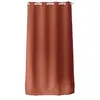 Image de Enjoy Home - Rideau occultant Basic à 8 oeillets - Longueur 240 cm x Largeur 140 cm - Orange terre cuite - Basic