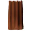 Image de Enjoy Home - Rideau en toile unie Basic à 8 oeillets - Longueur 240 cm x largeur 140 cm - Orange terre cuite - Basic