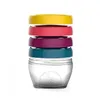 Image de Babymoov 4 Pots de conservation Bébé 120 ml - Made in France - Hermétiques - Sans BPA