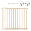 Image de Badabulle Deco Pop Bois Barriere de Securite Extensible Fixation Pression + Vis 63,5 - 106cm