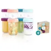 Image de Babymoov Babybols en verre - Multiset - Pots de conservation hermétiques 4x100 ml + 4x220 ml