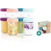 Image de Babymoov, Récipients à nourriture pour bébés, Babybols 4x120ml 4x220ml + livre de recettes