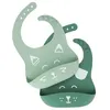 Image de Babymoov Lot de 2 bavoirs en silicone BIB'ISY, avec poche ventrale