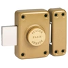 Image de Verrou à bouton GHB 5 ailettes longueur 95 mm cylindre de 45 mm POLLUX 103510