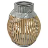 Image de Orium - Lanterne solaire bambou h35cm