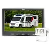 Image de Kit vidéo de recul HD avec écran LED 7 & micro-caméra blanche RWEC110X-N