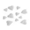 Image de 1 sachet de 50g de coeurs 3d - argent - 02003-002 Chaks