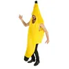 Image de déguisement banane adulte - taille unique - jaune - chaks c4029