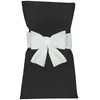 Image de Sachet de 6 Noeuds pour Housse de chaise (diff. coloris) Couleur:BLANC