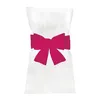 Image de 6 noeuds housse de chaise intissé fuschia - Déguisements et fêtes
