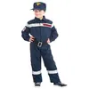 Image de Costume Pompier Français Enfant - Bleu - 116 cm