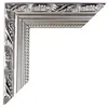 Image de cadre bois argent moulure 57 x 67 cm