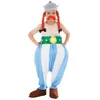 Image de Costume Licence Officielle Obelix © Enfant - Bleu / blanc - 116 cm