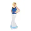 Image de Costume Licence Officielle Falbala © Adulte - Bleu / blanc - S