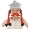 Image de Casque Obélix© Tissu Enfant - Gris - Taille Unique
