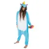 Image de Deguisement - Kigurumi Licorne Bleu 164 cm