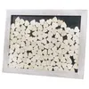 Image de cadre avec 130 coeurs bois 45x60cm - chaks 80722