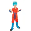 Image de Déguisement Sangoku Super Saiyan Blue Enfant Licence Officielle Dragon Ball Super - Orange - 152 cm