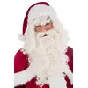 Image de Perruque Et Barbe Pere Noël Blanc Haut De Gamme - Blanc