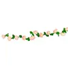 Image de guirlande roses rose 220cm - 10353-04 Chaks