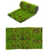 Image de chemin de table mousse végétale épais 25cmx1m vert - chaks 10517