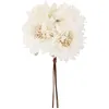 Image de bouquet fleurs artificielles ivoire 26cm - chaks 10885-01