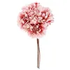 Image de bouquet fleurs artificielles vieux rose 26cm - chaks 10885-03