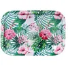 Image de plateau déco fleurs tropicales 34x23x1.5cm