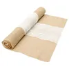 Image de chemin de table jute dentelle 60cmx3m - chaks 10987